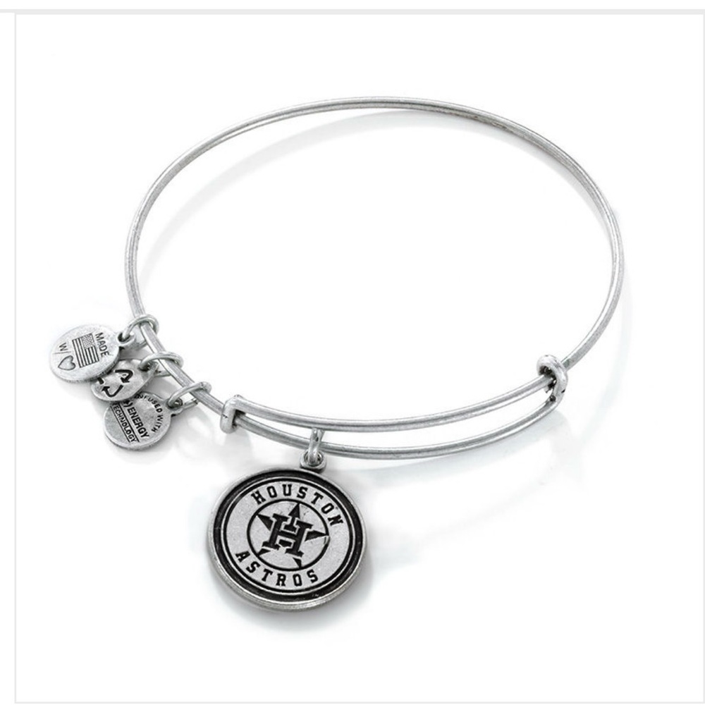 Alex and Ani-MLB HOUSTON ASTROS Authenticated charm bangle Rafaelian Silver-NWT